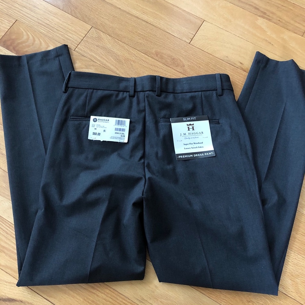 Men’s Dress Pants -NWT-Haggar-30x30